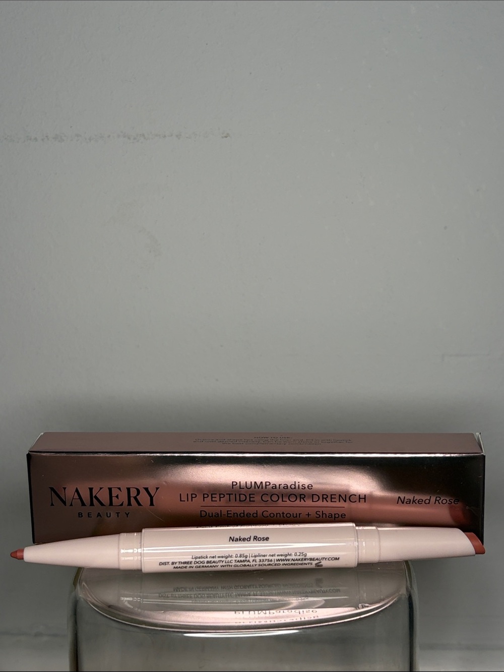 Nakery Beauty PLUMParadise Lip Peptide Color Drench Lip Liner — Naked Rose